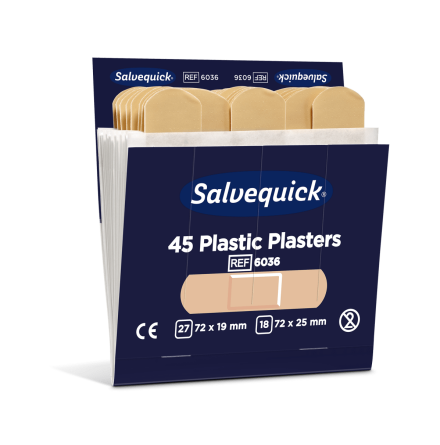 Plastplster. 6 askar  45 plster